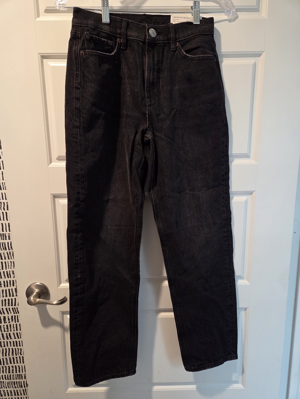 American Eagle Outfitters Womens 90s Boyfriends Black Straight Jeans 0 Nwt